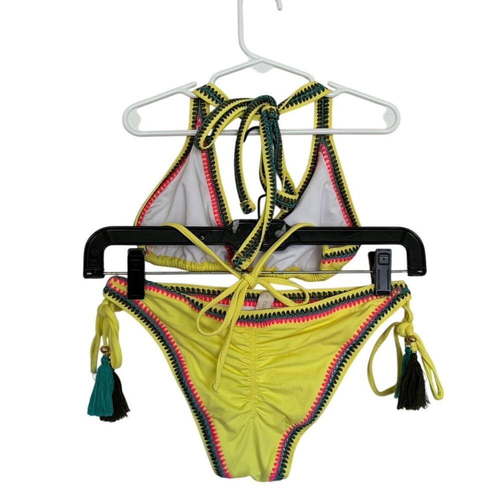 Cosita Linda Yellow Triangle Bikini Set - Picture 2 of 4